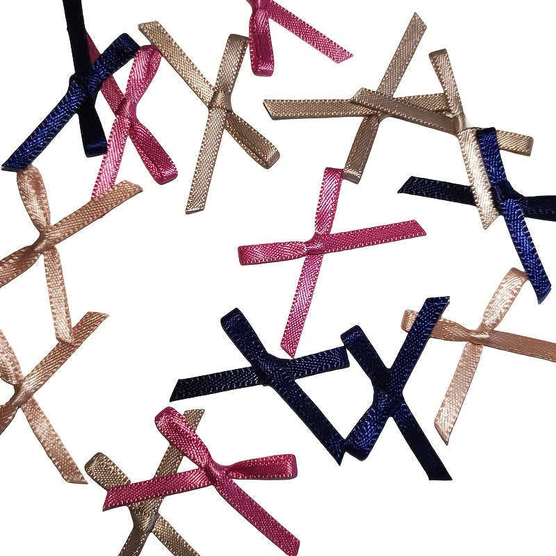 40pcs Mixed Mini Bow Ribbon Bow for Party Decoration DIY