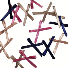 40pcs Mixed Mini Bow Ribbon Bow for Party Decoration DIY