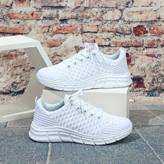 Women's Breathable Lace Up Sneakers Lightweight Outdoor Shoes