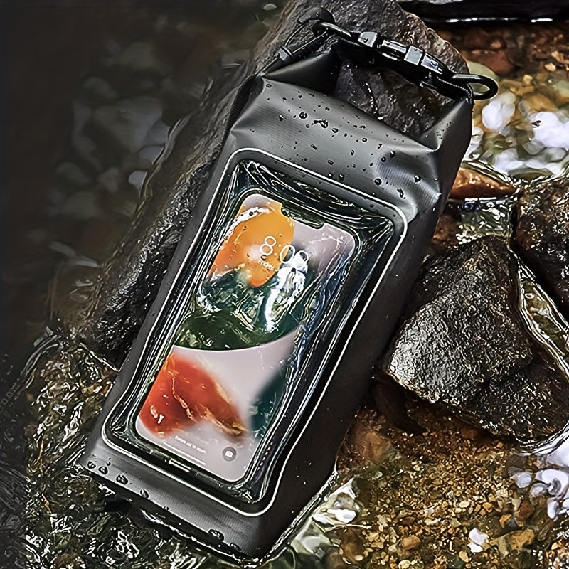 Waterproof Touch Screen Bucket Bag for Water Sports - Portable & Versatile