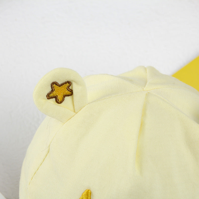 Kids Letter Print Cartoon Baseball Cap Sweet Duck Tail Hat