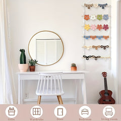 Hanging Hair Clips Storage Organizer