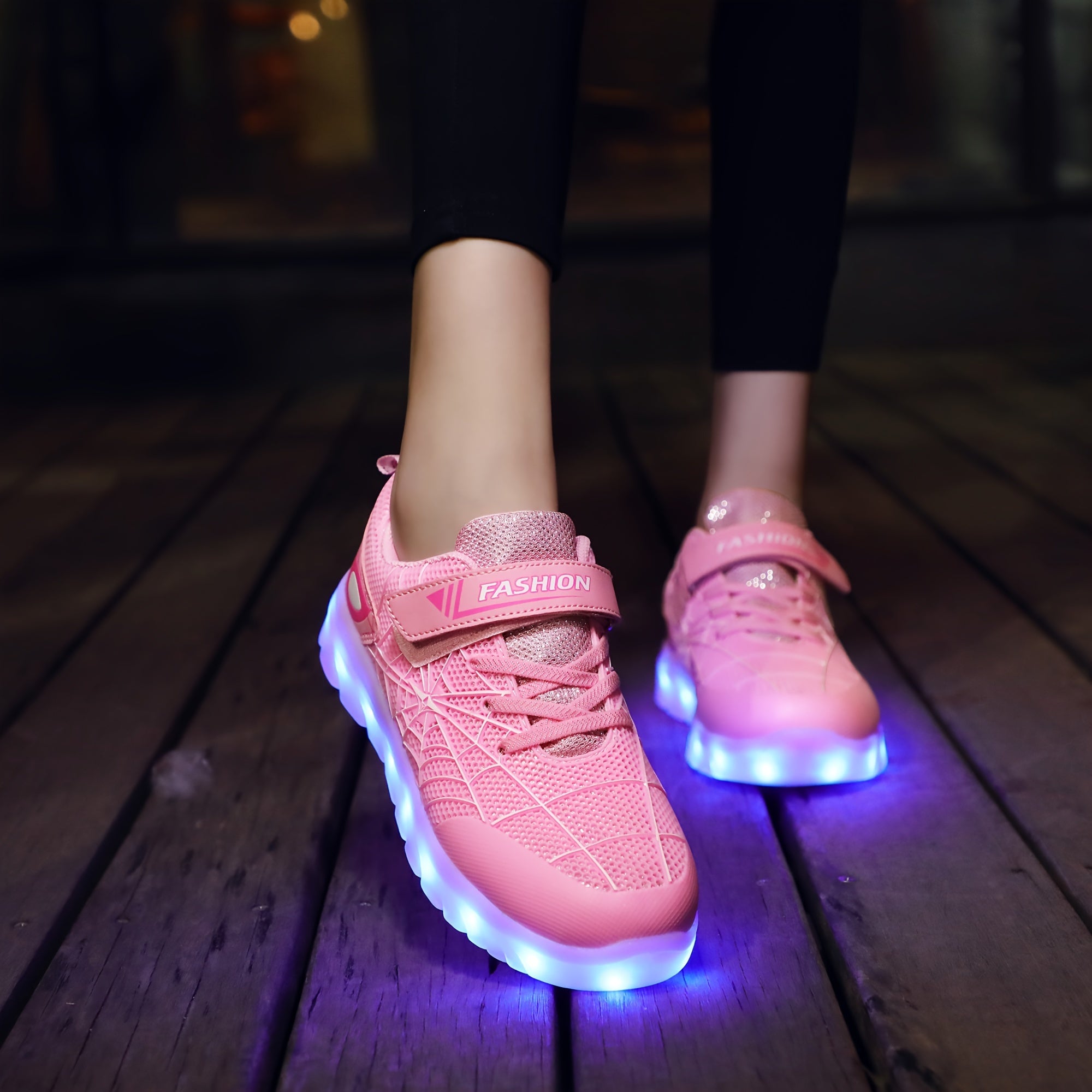 Kids LED Light Up Skate Shoes for Night Fun
