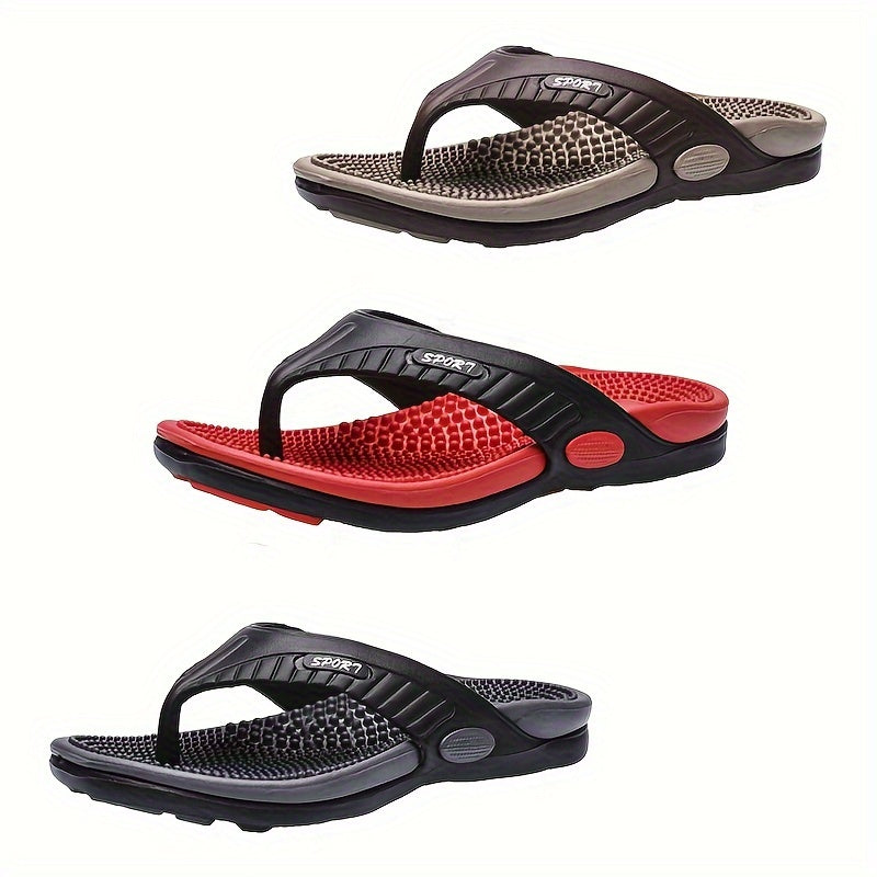 Men's Lightweight Non Slip Flip Flops for Outdoor All Seasons