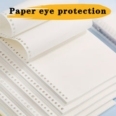 DIY Loose leaf Paper Refill Blank for Notebooks, 200 Pages, A5 B5 Size