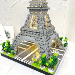 Paris Eiffel Tower Model Building Blocks Educational Toys Puzzle