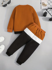 Kids Happy Everyday Sweatshirt & Sweatpants Set, Long Sleeve Top