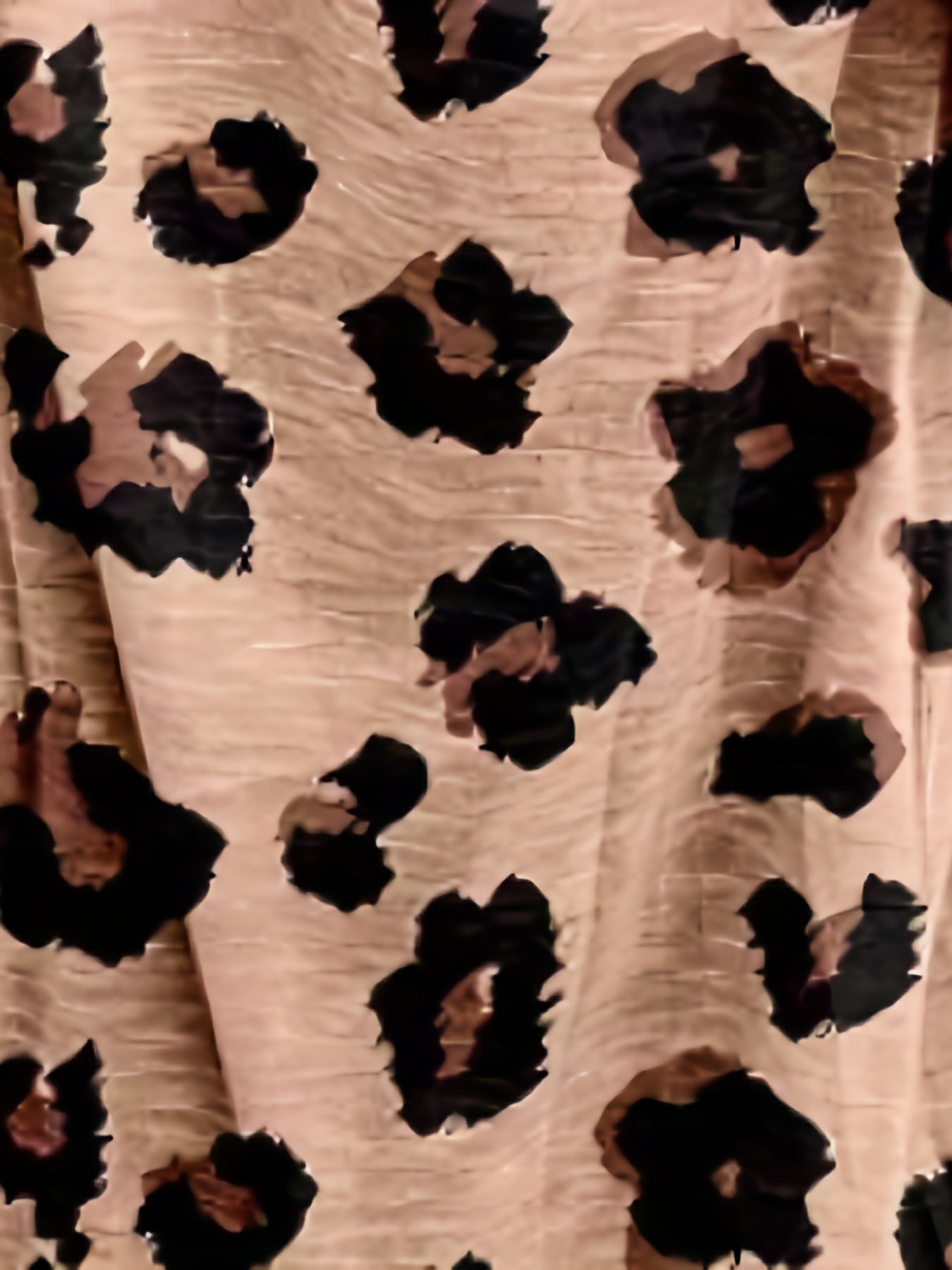 Leopard Print Open Front Long Sleeve Cardigan