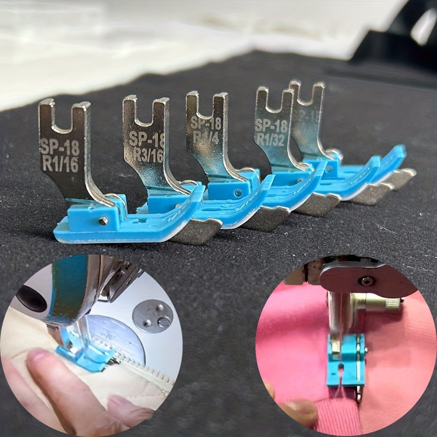 Industrial Sewing Machine Presser Foot SP 18 Left and Right Line Pressing Oxford