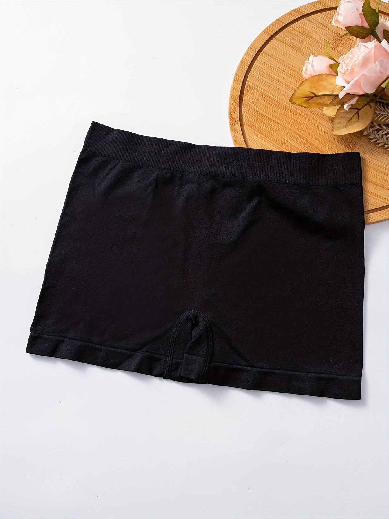 5pcs Seamless Boyshort Panties Comfortable Stretch Women's Lingerie