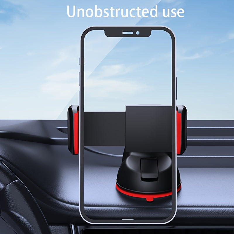 Universal Car Phone Holder, Rotating Suction Cup Bracket