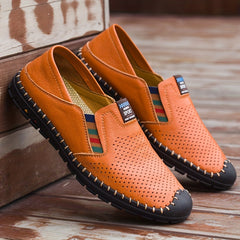 Men's Mesh Slip On Shoes With Draw String