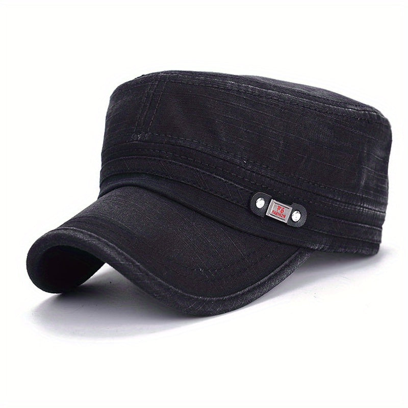Unisex Flat Baseball Cap Snapback Sport Army Adjustable Size