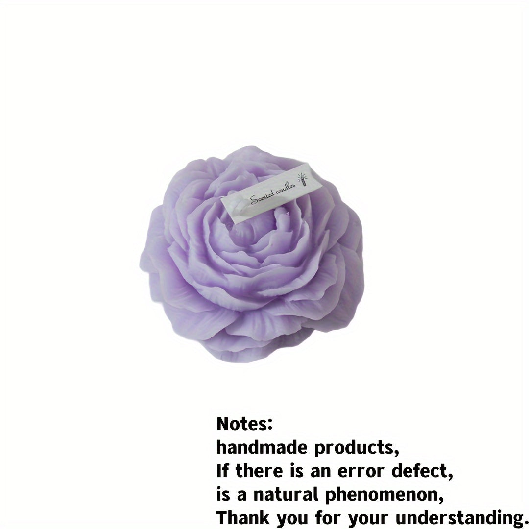 Purple Peony Flower Aromatherapy Candle for Camping Confessions Home Decor