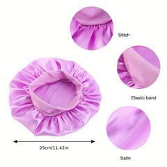 Baby Silk Hair Bonnet Sleeping Hat Cap For Toddlers