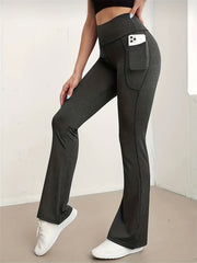 High Waist Flare Yoga Pants Women's Activewear