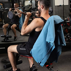 Quick Drying Microfiber Towel for Sports Gym Yoga Beach - Portable Water Absorbe