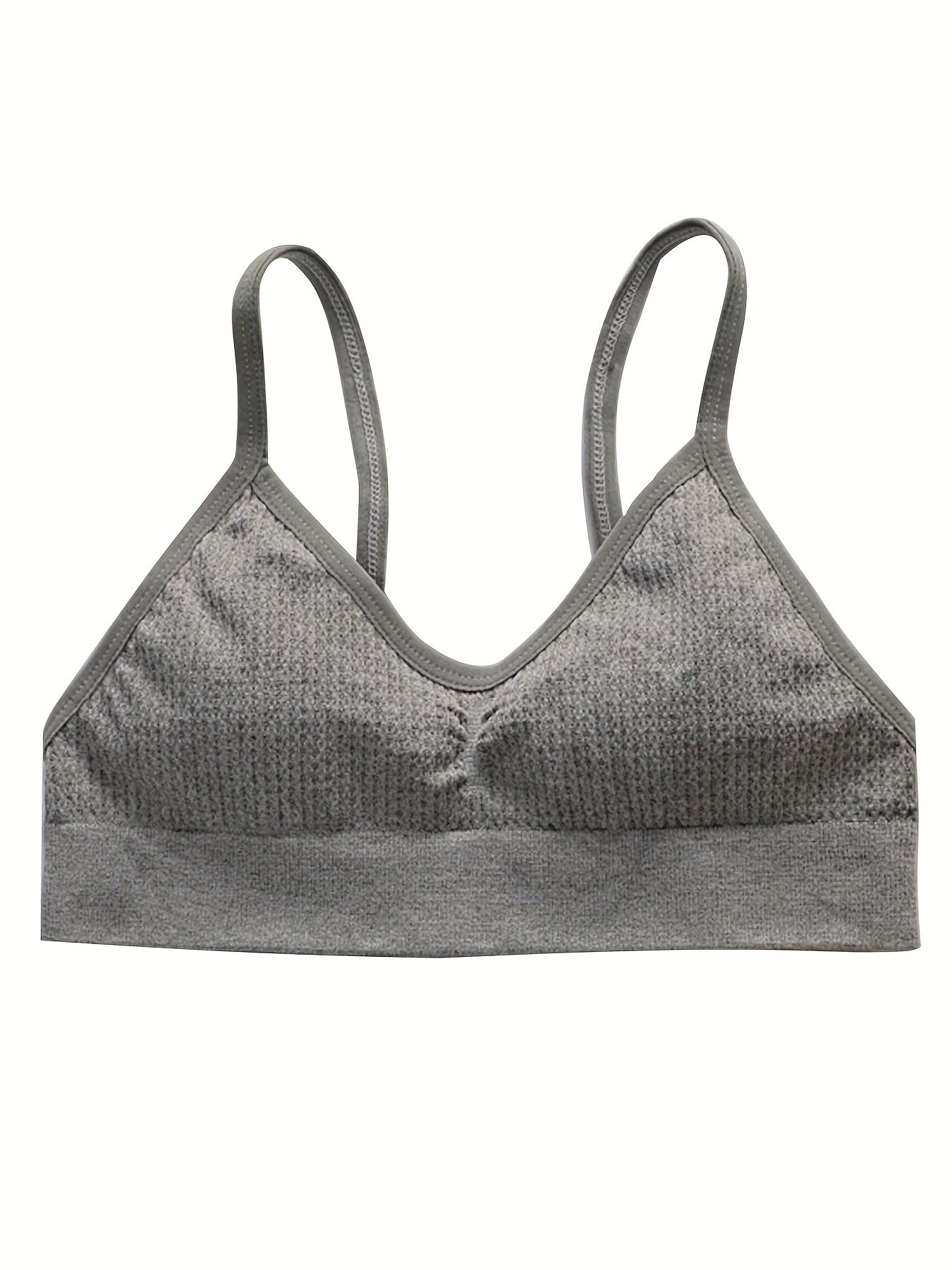 Solid Wireless Bra Comfy & Stretch Intimates Women's Lingerie