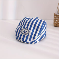 Striped Letter Casual Summer Hat for Men Women