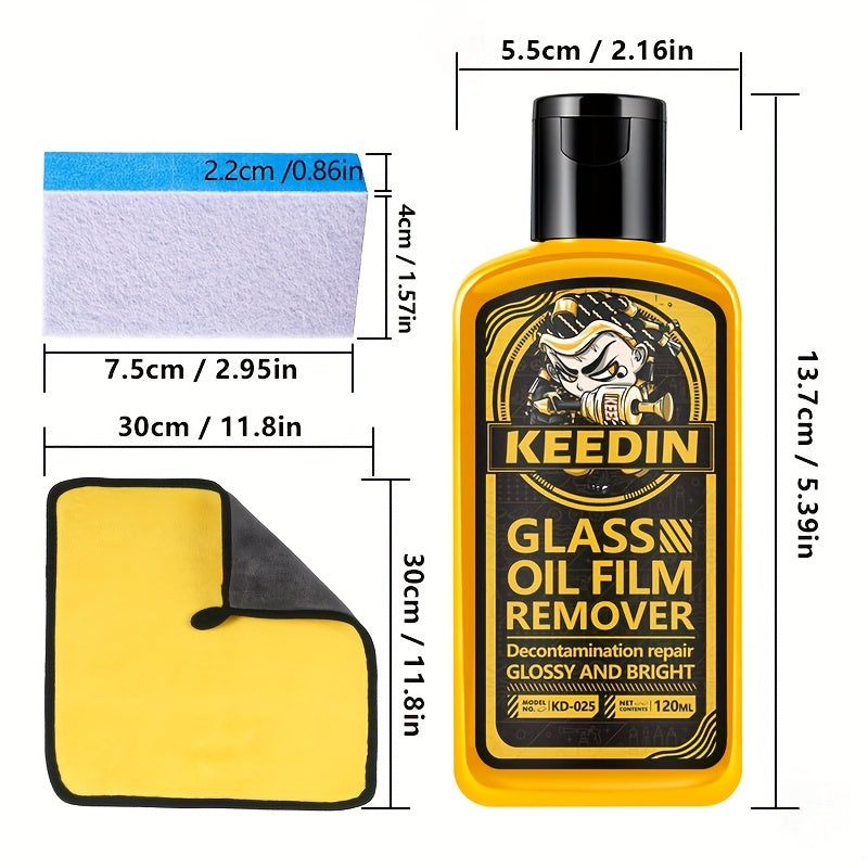 Glass Film Remover for Cars & Bathrooms