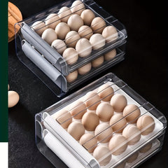 Refrigerator Egg Storage Box Leak Proof Drawer Type Hand Washable