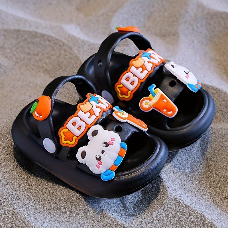 Girls Cartoon Sandals Lightweight Anti-slip for Beach