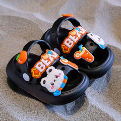 Girls Cartoon Sandals Lightweight Anti-slip for Beach