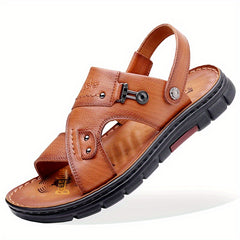 Men's Slip On Slide Strap Sandals - Summer Outdoor Walking Shoes