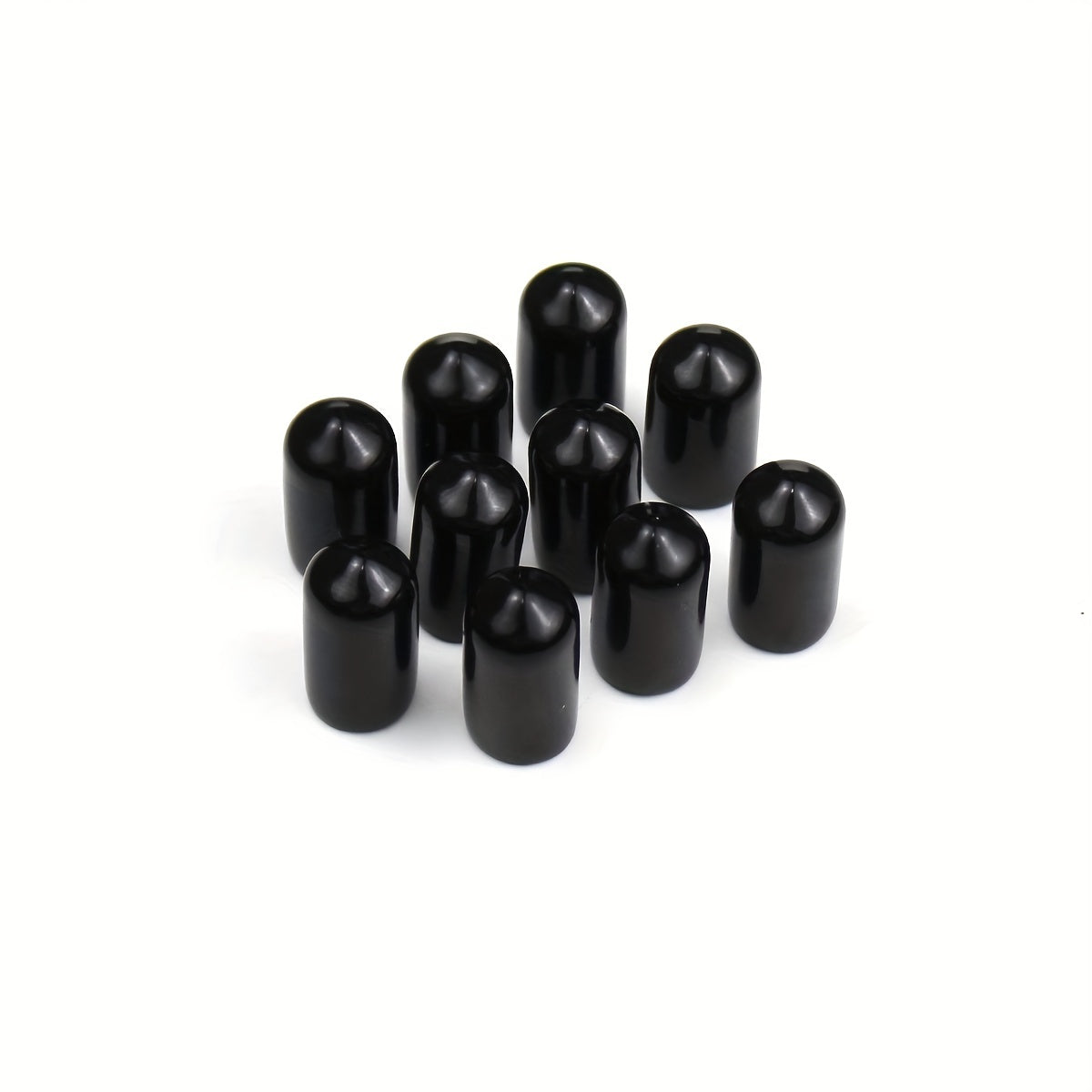 10pcs Billiard Cue Tip Cap Rubber Pool Tip Cover