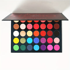 35-Color Highlighter Eyeshadow Palette Matte Shimmer Finish