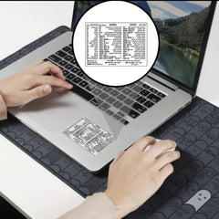 5PCS Laptop Reference Keyboard and Excel Shortcut Label Sticker
