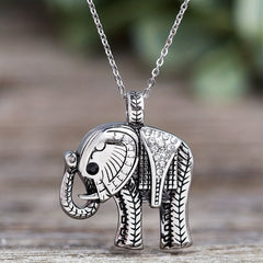 Elephant Pendant Necklace Animal Necklace Women Jewelry Necklace