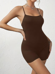 Sexy Solid Cami Jumpsuit Sleeveless Casual Women's Clothing