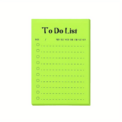To Do Sticky Notes, 50 Sheets, Self-Adhesive, Assorted Colors