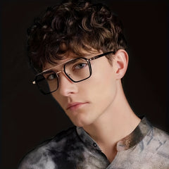 Anti Light Men's Large Frame Glasses Unisex Glasses Frame