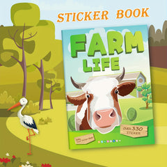 Farm Life Sticker Book for Kids