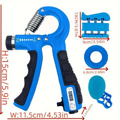 5pcs Grip Strength Trainer Set Hand Rehabilitation Silicone Finger Puller