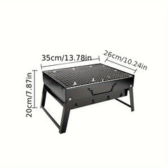 Foldable Campfire Grill for Outdoor Camping Picnic BBQ Home Charcoal BBQ Grill