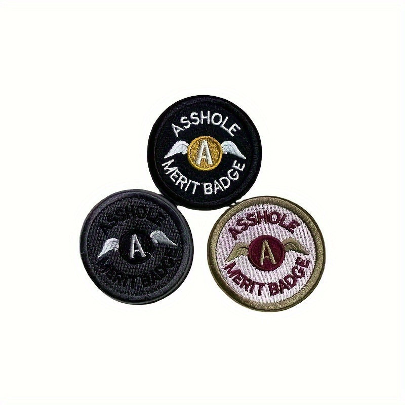 3pcs Tactical Embroidered Morale Hook & Loop Patch