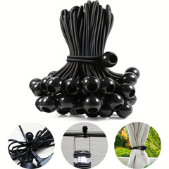 30pcs 7.62cm Bungee Cords with Balls - Heavy Duty Tie Down Strap Cord - 3 Size