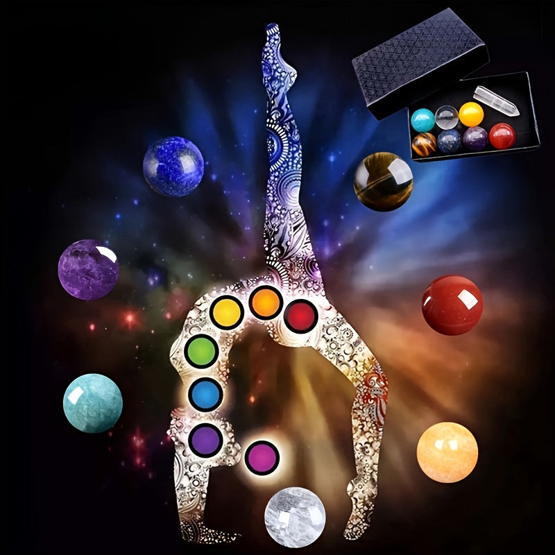 Chakra Stones Set for Balancing & Meditation