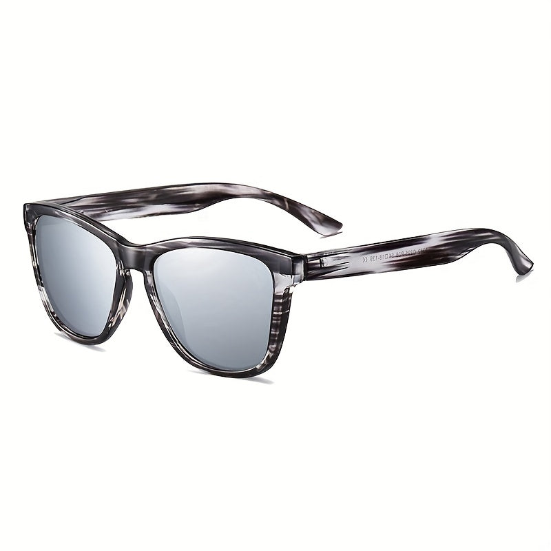 Polarized Men's Square Sunglasses UV400 Protection