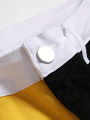 Men's Denim Shorts Street Style Stretchy Summer Shorts