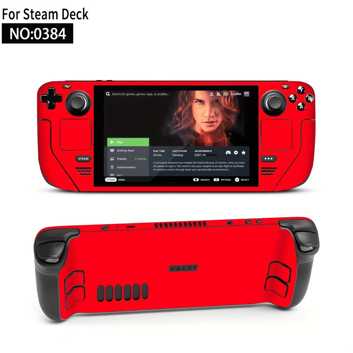 PVC Deck Controller Gaming Sticker Protective Cover - Console Skin
