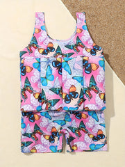 Kids Floating Swimsuit One Piece Toddler Swimwear