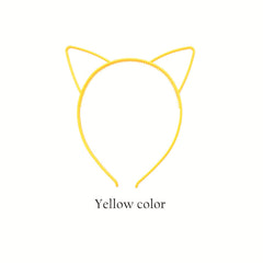 Cat Ear Hairbands Party Decorations Bunny Bow Headwear for Girls