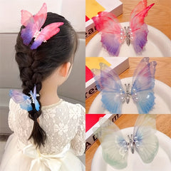 Girls Butterfly Hair Clip Kids Accessories, Holiday Gift