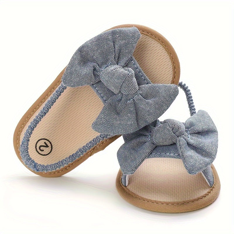 Bowknot Breathable Open Toe Sandals for Baby Girls