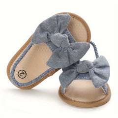 Bowknot Breathable Open Toe Sandals for Baby Girls