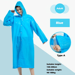 Stylish Waterproof Raincoat with Adjustable Hood - Ultimate Protection
